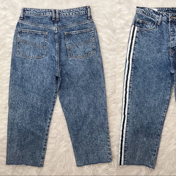 ASOS x Collusion | x005 Straight Leg Striped Denim Jeans - Picture 10 of 16